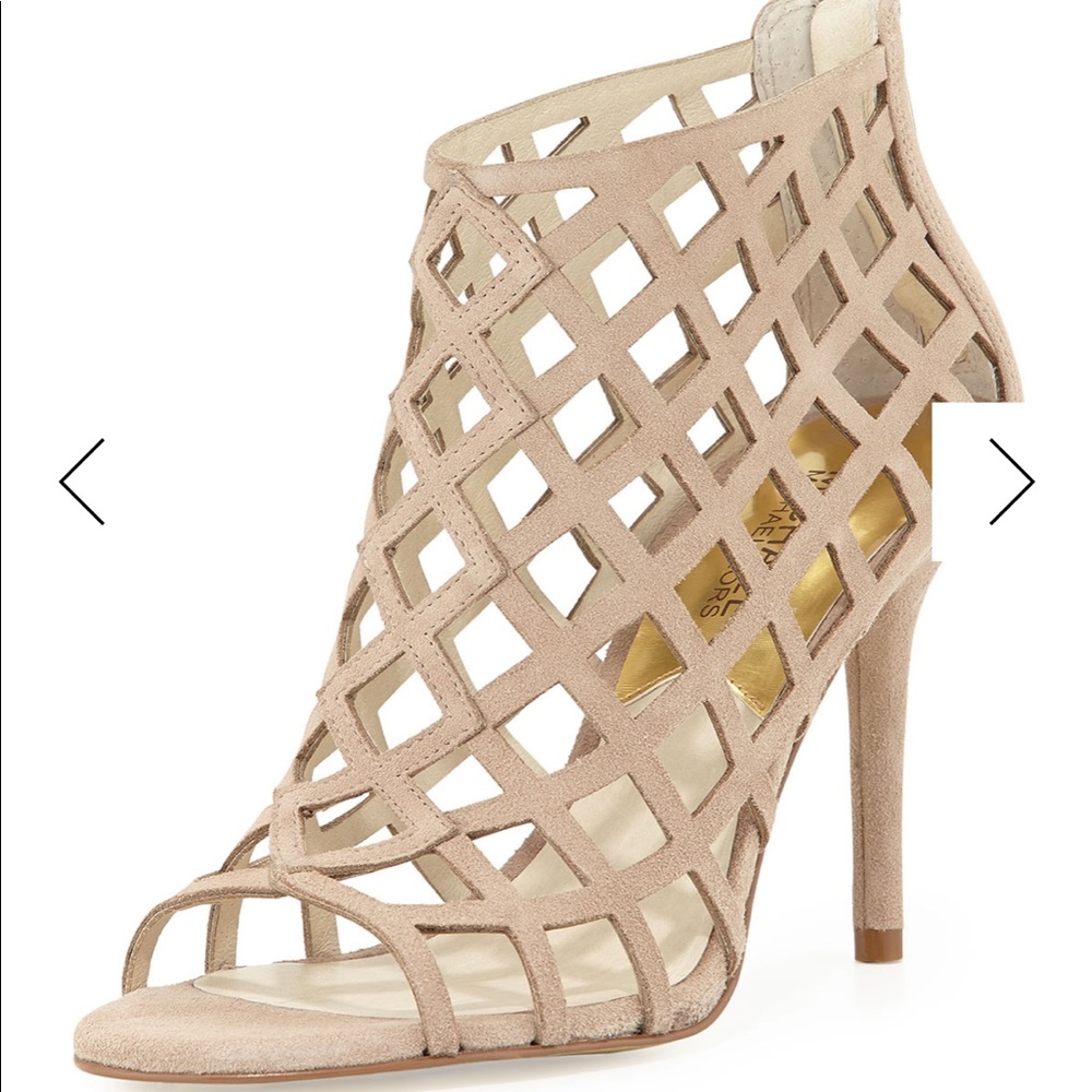 Yvonne Suede Cage Bootie